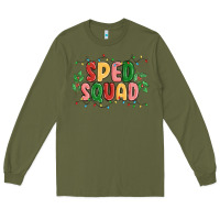 Army Green sped squad Long Sleeve Tee - MaliasSmallBusiness