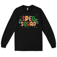 Black sped squad Long Sleeve Tee - MaliasSmallBusiness