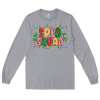 Heather Grey sped squad Long Sleeve Tee - MaliasSmallBusiness