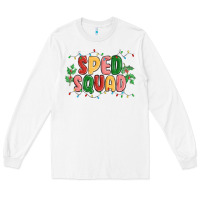 White sped squad Long Sleeve Tee - MaliasSmallBusiness