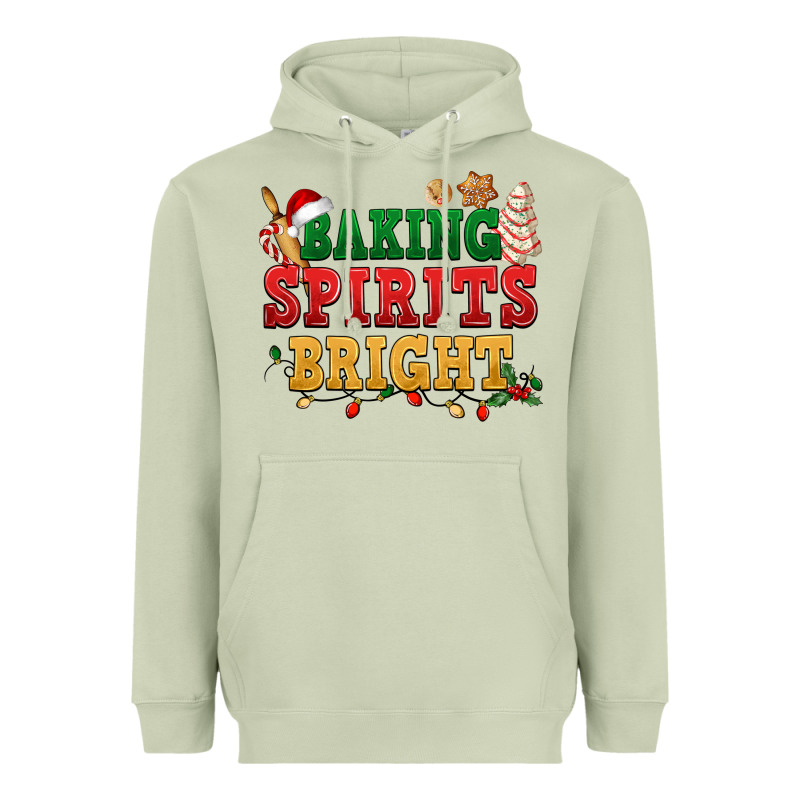 Baking Spirits Bright Heavyweight Hoodie by NancyCooperArtShop | Teevron