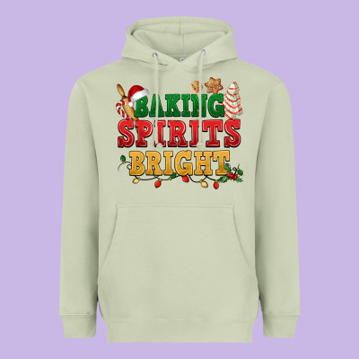 Baking Spirits Bright Heavyweight Hoodie Designed By Nancycooperartshop
