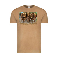 Vintage Camel 3 red angus bulls Vintage Tee - LillyAllenDesigns