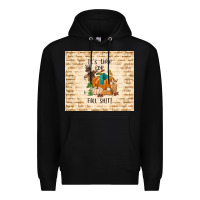 Black it's time for fall shit Premium Hoodie - TumblerDesignByShophia