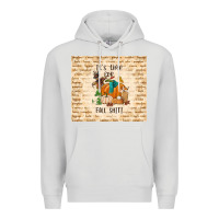 Dove Grey it's time for fall shit Premium Hoodie - TumblerDesignByShophia