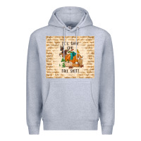 Heather Grey it's time for fall shit Premium Hoodie - TumblerDesignByShophia