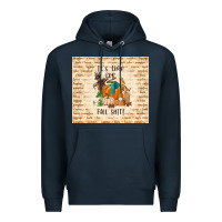 Navy it's time for fall shit Premium Hoodie - TumblerDesignByShophia