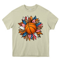 Basketball Sunflower Heavy Core Tee | Teevron