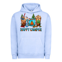 Pigment Grape Ice Happy Camper Coffee Cups Urban Hoodie - FaDigitalArtStudio