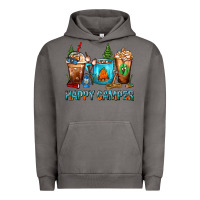 Pigment Tornado Happy Camper Coffee Cups Urban Hoodie - FaDigitalArtStudio