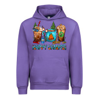 Tulip Happy Camper Coffee Cups Urban Hoodie - FaDigitalArtStudio