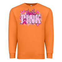 Carrot Think pink Cancer Awareness Premium Sweatshirt - HowdyJamesFarm