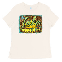 Bone the lake is my happy place Ladies Tee - HRA Design Shop