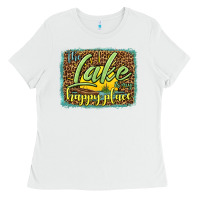 The Lake Is My Happy Place Ladies Tee | Teevron