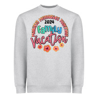 Heather Grey making memories together family vacation 2024 Heavyweight Sweatshirt - MaliasSmallBusiness