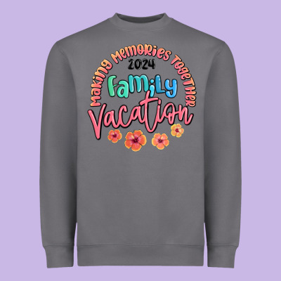 Making Memories Together Family Vacation 2024 Heavyweight Sweatshirt Designed By Maliassmallbusiness