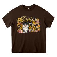 Chocolate Brown senior 2023 Heavy Core Tee - RacoonDesign