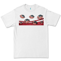White american flag lips 16oz libbey cup Premium Tee - HRA Design Shop