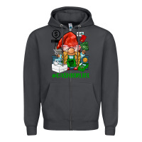 Smoke cashier  life gnome Zipper Hoodie - BarkalooDesign