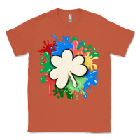 Copper st patricks day shamrock autism Classic Tee - MaliasSmallBusiness