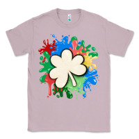 Lilac st patricks day shamrock autism Classic Tee - MaliasSmallBusiness
