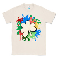 Natural st patricks day shamrock autism Classic Tee - MaliasSmallBusiness