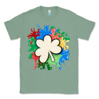 Sage st patricks day shamrock autism Classic Tee - MaliasSmallBusiness