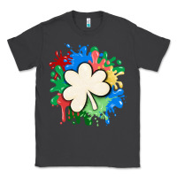Smoke st patricks day shamrock autism Classic Tee - MaliasSmallBusiness