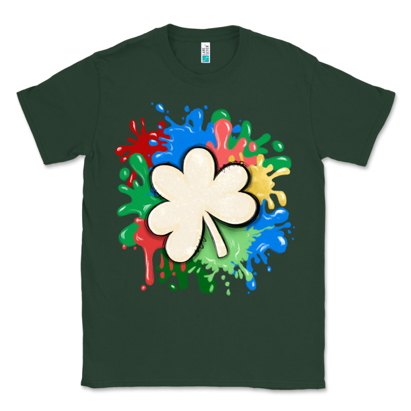 St Patricks Day Shamrock Autism Classic Tee by MaliasSmallBusiness | Teevron
