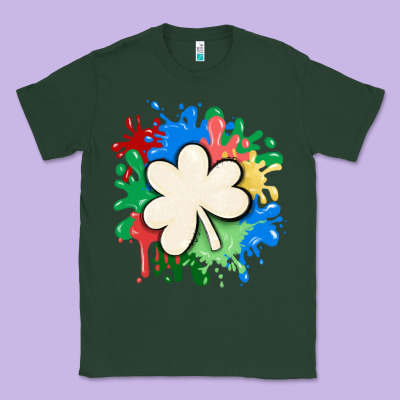 St Patricks Day Shamrock Autism Classic Tee Designed By Maliassmallbusiness