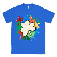True Royal st patricks day shamrock autism Classic Tee - MaliasSmallBusiness