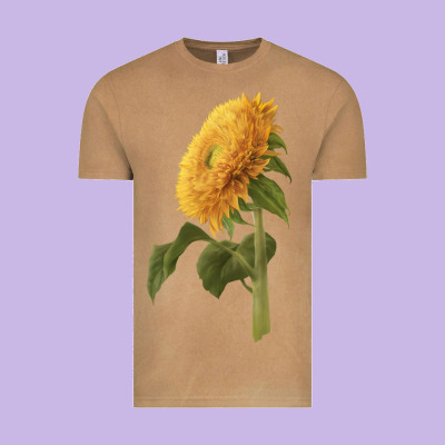 Teddy Bear Sunflower Vintage Tee Designed By Lillyallendesigns