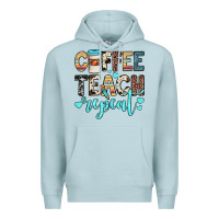 Blue Mist coffee teach repeat Premium Hoodie - JahusDesignShop