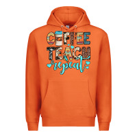 Carrot coffee teach repeat Premium Hoodie - JahusDesignShop