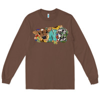 Chestnut one baby cow Long Sleeve Tee - NancyCooperArtShop