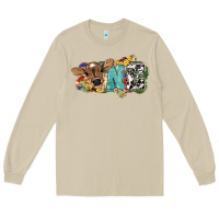 Mushroom one baby cow Long Sleeve Tee - NancyCooperArtShop