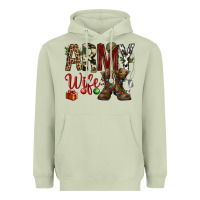 Matcha Christmas Army wife Heavyweight Hoodie - NancyCooperArtShop