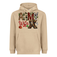 Mushroom Christmas Army wife Heavyweight Hoodie - NancyCooperArtShop
