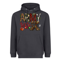 Smoke Christmas Army wife Heavyweight Hoodie - NancyCooperArtShop