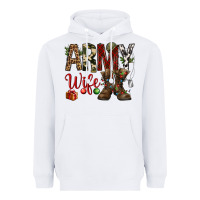 White Christmas Army wife Heavyweight Hoodie - NancyCooperArtShop