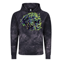 Cloud Black Sea Coral Vintage Hoodie - LillyAllenDesigns