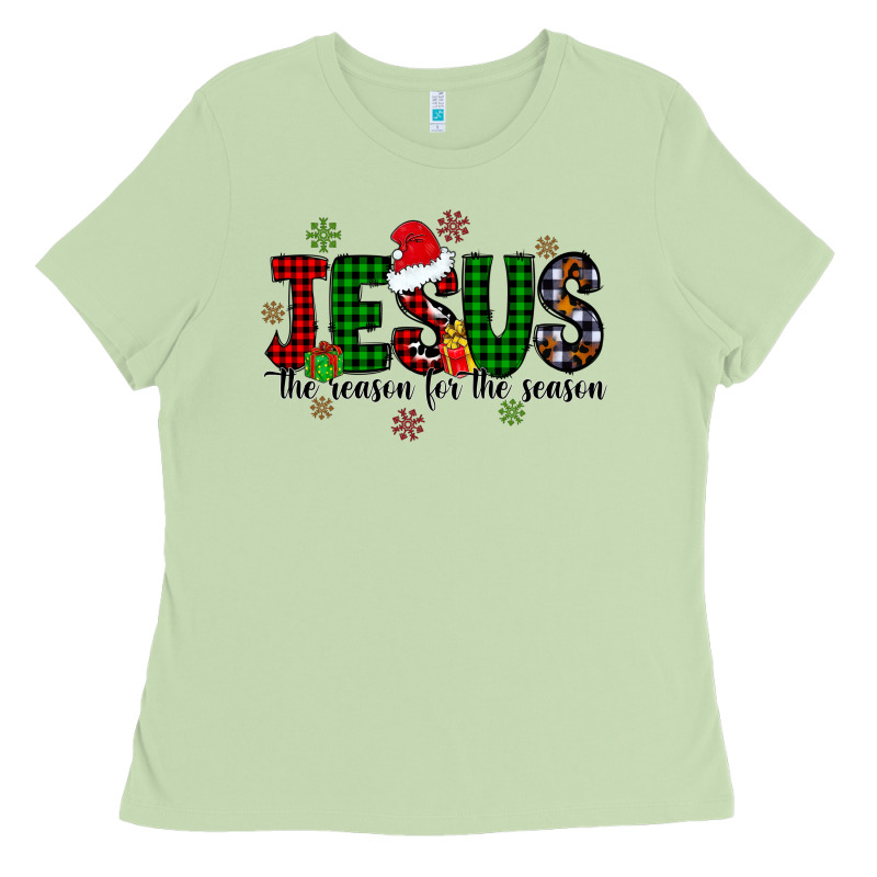 Jesus The Season For The Season Ladies Tee by CowhideDigitalArt | Teevron