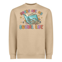 Mushroom books are my social life Heavyweight Sweatshirt - MaliasSmallBusiness