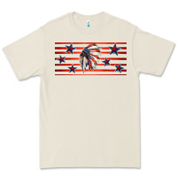 Bone patriotic native american headdress 16oz libbey cup Premium Tee - HRA Design Shop