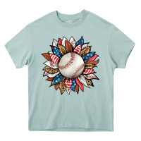Arona baseball sunflower Heavy Core Tee - HRA Design Shop