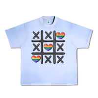 Grape Ice pride tic tac toe Urban Heavy Tee - MaliasSmallBusiness