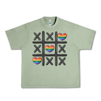 Oil Green pride tic tac toe Urban Heavy Tee - MaliasSmallBusiness