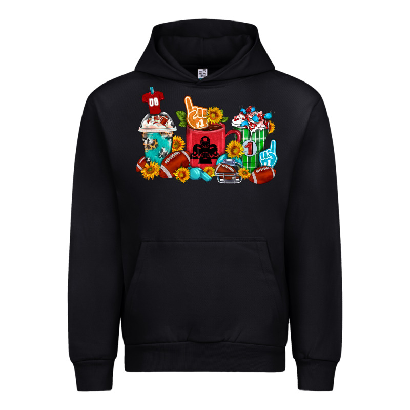 Coffee And American Football Coffee Cups Urban Hoodie by FaDigitalArtStudio | Teevron