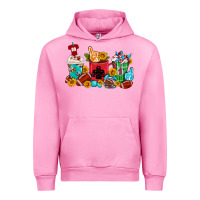 Fuchsia Pink Coffee And American Football Coffee Cups Urban Hoodie - FaDigitalArtStudio