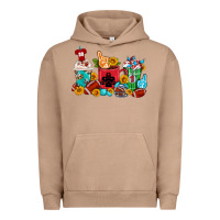Pigment Burro Coffee And American Football Coffee Cups Urban Hoodie - FaDigitalArtStudio